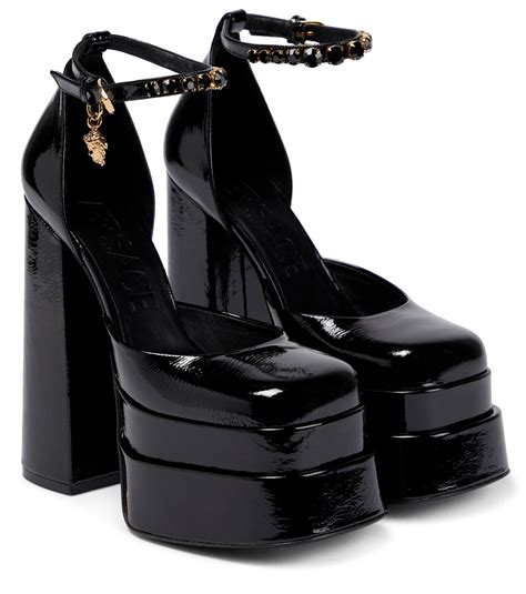 versace medusa high-top sneakers|versace medusa aevitas platform pumps.